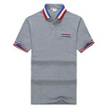 Pique Cotton Short Sleeve Polo With Pocket